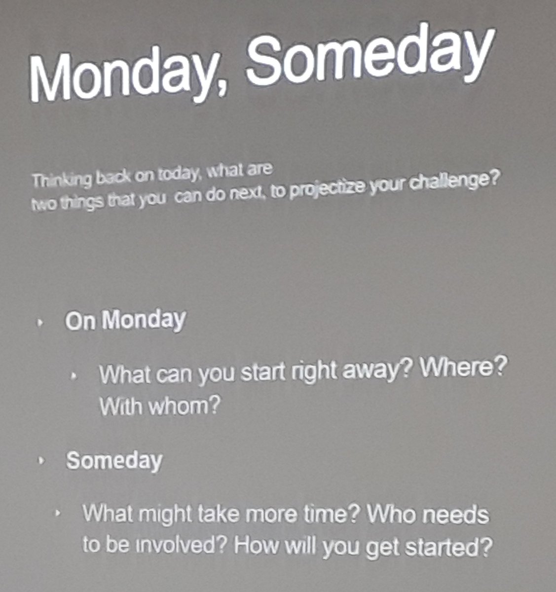 We are design thinking our way to understanding the root causes of challenges that we face in our work and find solutions for the same. Here we are committing to acting on these challenges immediately. #GSF2018
