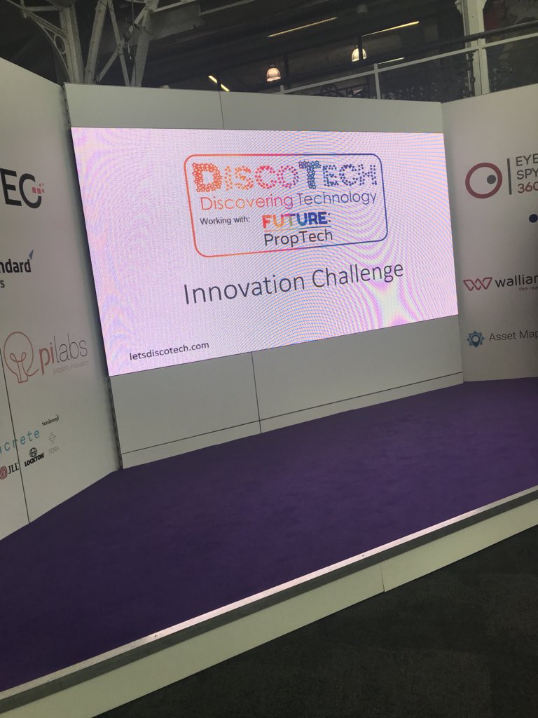 discoveringtech's tweet image. Nearly time guys!!! Head over to Innovation Stage now ... go go go #proptech18