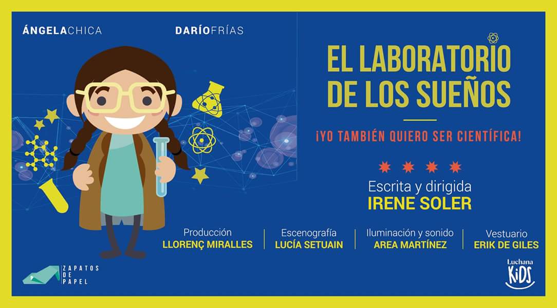 ATENCIÓN A TODOS LOS SOÑADORES
Este sábado os esperan el Dr. Maravillas y su hija Gala en #ElLaboratorioDeLosSueños.

A las 17h en <a href="/TeatrosLuchana/">Teatros Luchana</a>... ¡ESTRENO!
proticketing.com/teatrosluchana…

#estreno #teatro en #familia #LuchanaKids #Madrid