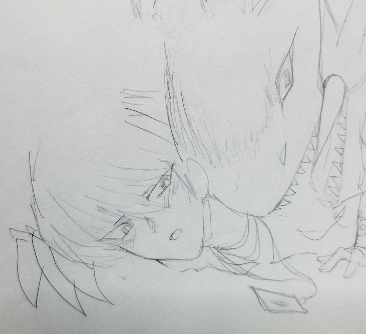 おああああなんかえろい雰囲気のでてきたwwww
#10年前の遊戯王らくがき 
