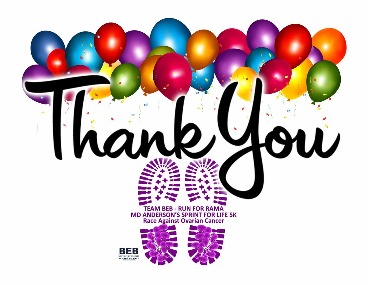 BEBTX's tweet photo. So very thankful to Ned Holmes of Holmes Investments for his incredibly generous donation of $2,500 toward our fundraising for @MDAndersonNews @SprintforLife #RunforRama 5K. That brings our total to over $4,500! Thank You!
https://t.co/iXkpBcejO5 https://t.co/Ixgzv3xrSr