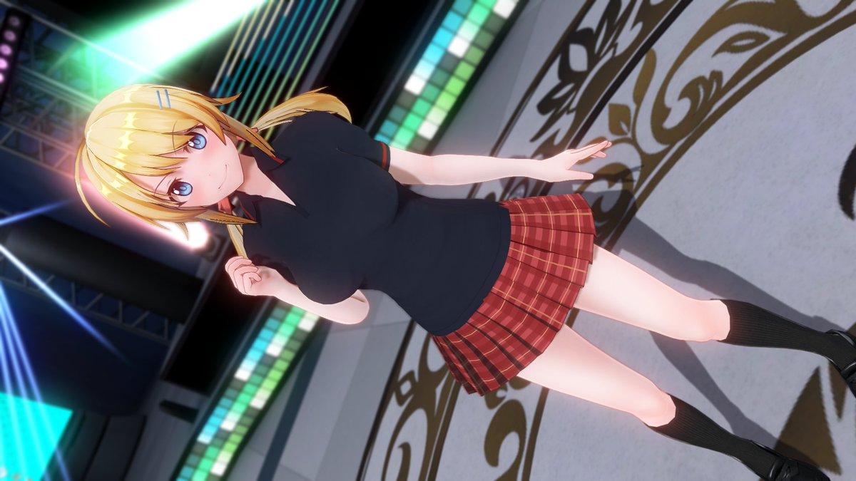ヨツオさん V Twitter めぐる 作るマン 資料不足で服の校章等は作ってないですw Com3d2 カスタムオーダーメイド3d2