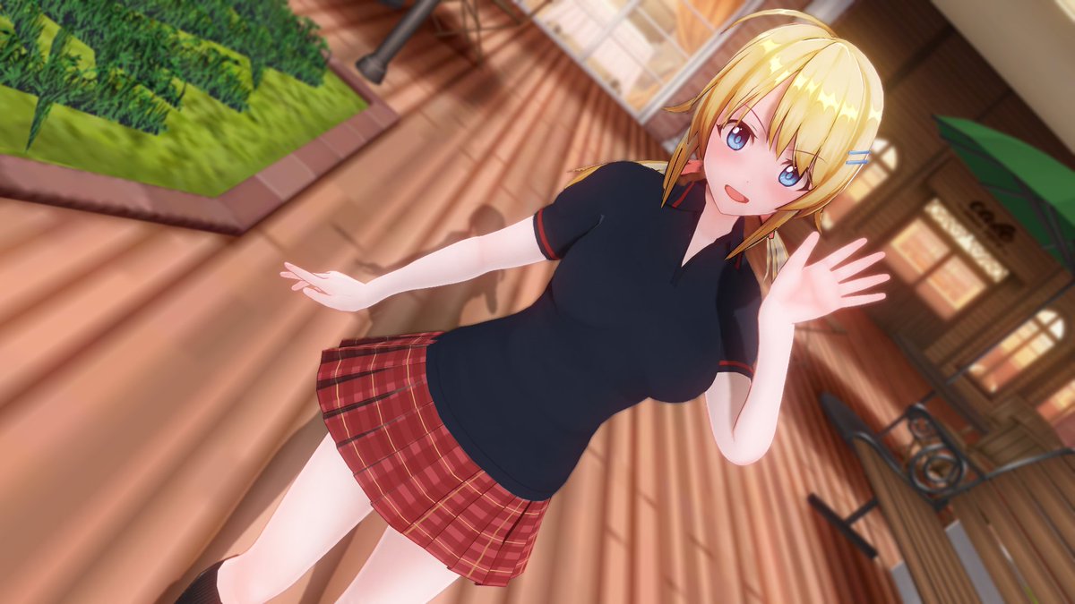 ヨツオさん V Twitter めぐる 作るマン 資料不足で服の校章等は作ってないですw Com3d2 カスタムオーダーメイド3d2