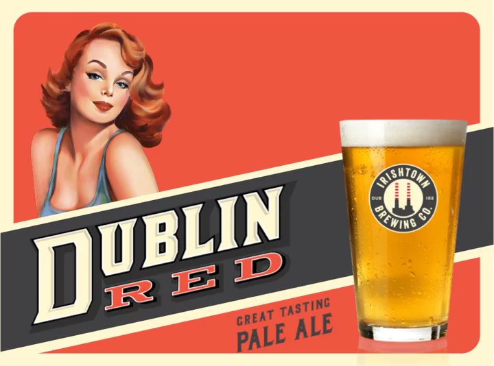 Flynnsi's tweet photo. @copyclear2018 Any issue with the messaging for this Dublin craft beer co? Is comparing women to beer acceptable? #copyclear2018 https://t.co/TcchOB25Rj