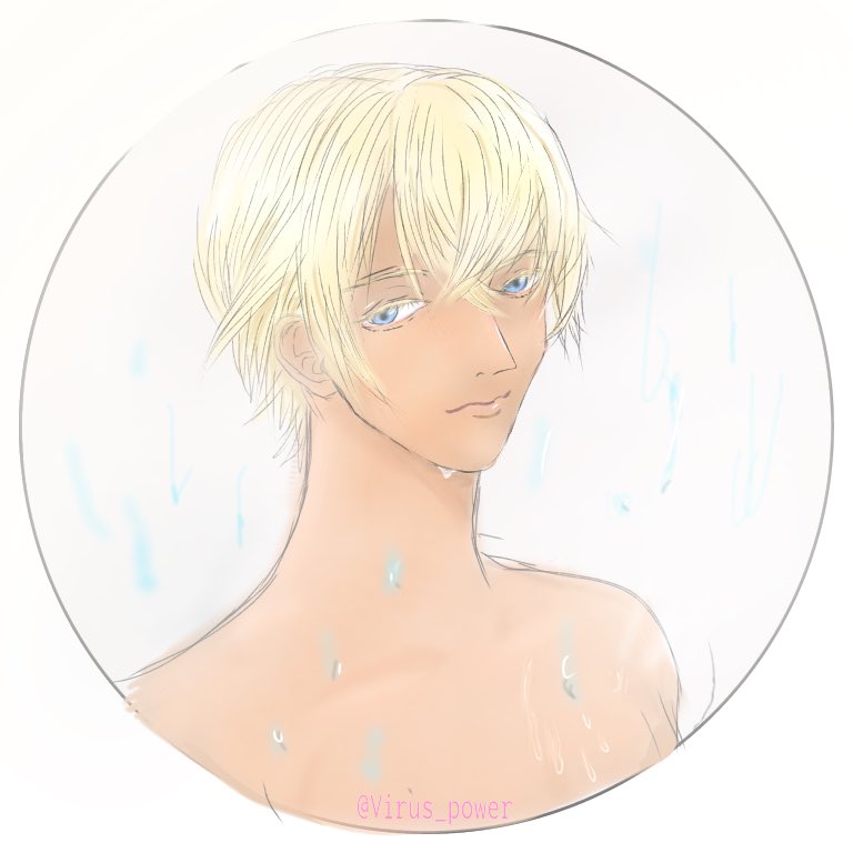 ういるす 名探偵コナン お色気イラストが許されるタグ 降谷さんのシャワーシーン