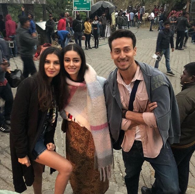 PIC | The cast of SOTY2 Ananya, Tara and Tiger on set.

Shared by <a href="/punitdmalhotra/">Punit Malhotra</a>