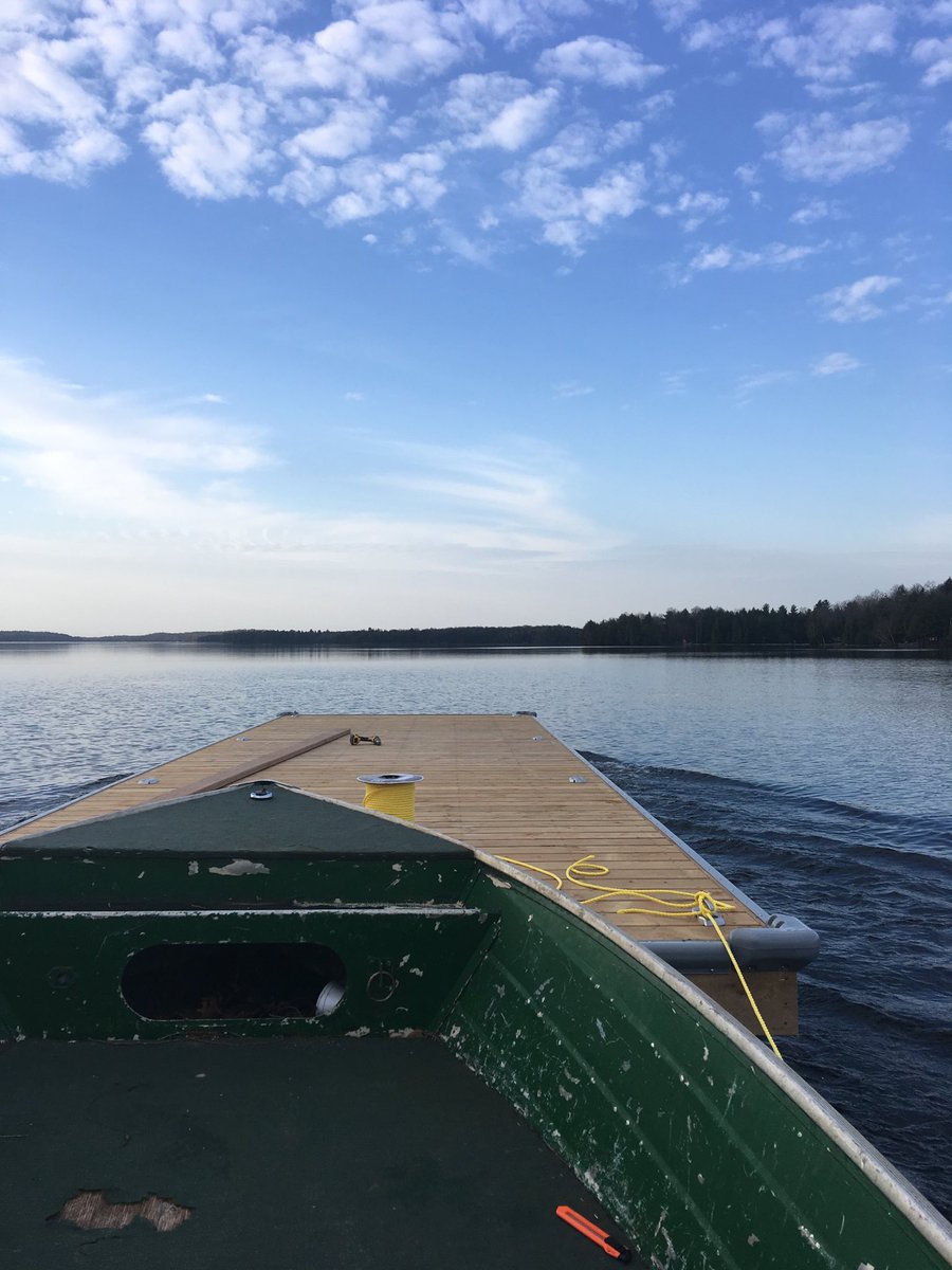 kawarthadocks's tweet photo. Good Morning Chandos!!  Its great to be back. @eelslake https://t.co/TY3JLqEJGx