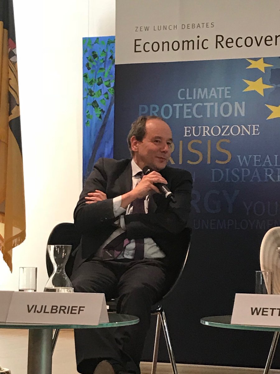 Quote of the day by @HansVijlbrief: '#Politics is not about victories, it's about progress!' A long roadtrip ahead for #DeepeningEMU. #lunchdebate @EUCouncil @ZEW @EconPolEurope @Der_BDI