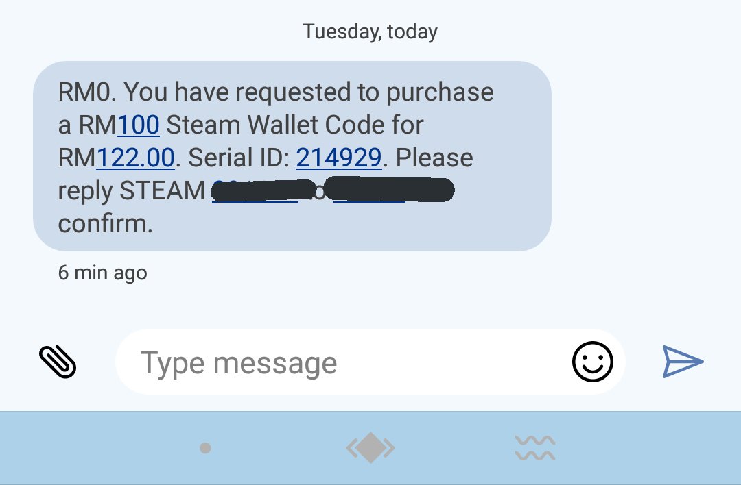 t_ianyu's tweet photo. Lil bitch tried to scam me off steam wallet.. smh https://t.co/bSgOMSmKa1