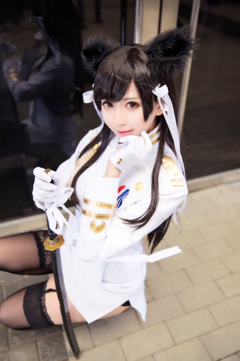 Eat U Darling アズールレーン 愛宕 そんなに表情を固くして こっちをジロジロみては イケないわ 指揮官 Photo Akira Hongou100 コスプレ 表情 コス