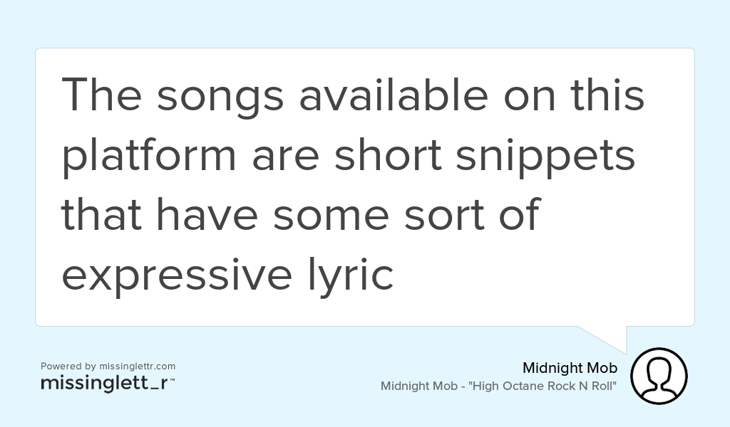 "Most song clips are more for listening, but some some lyrics are accompanied with a lyric video" goo.gl/1WGDQv #Music #App #Musiclyrics