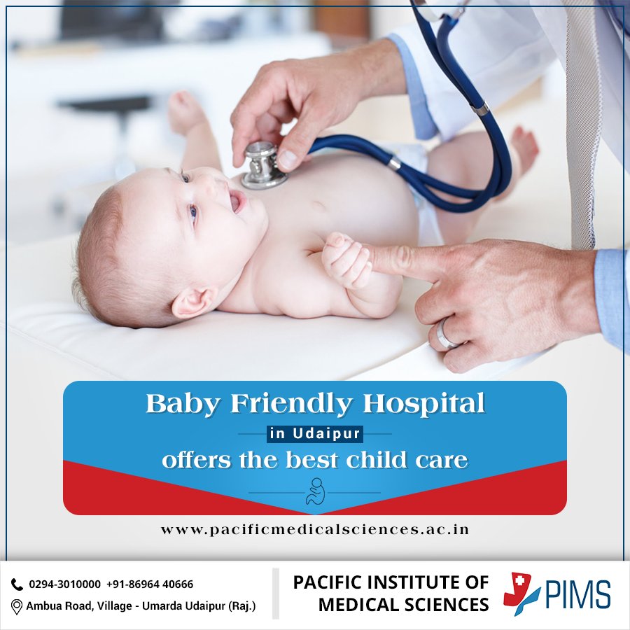PIMSudaipur's tweet photo. The Department of #Pediatrics in #PIMS distinguished as'Baby Friendly #HospitalinUdaipur.The Department of Pediatrics offers the best childcare.
#PIMSumarda #Udaipur #PIMSUdaipur #PacificHospital #HospitalInUdaipur #Childcare #infants #Children #Pediatrics #nutritionists https://t.co/D9UUVM9l4x