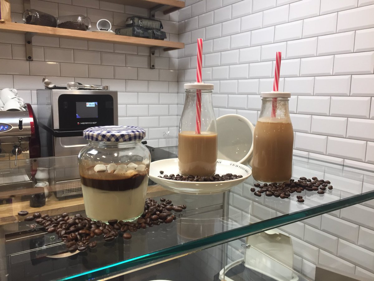 Ice latte ready ........