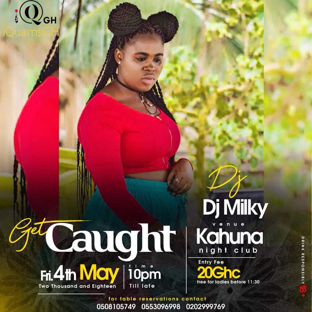 AbrantieKayJr's tweet image. Come on the 4th of May this will be the official Djs to make your two feet stand without thinking about siting #GetCaught