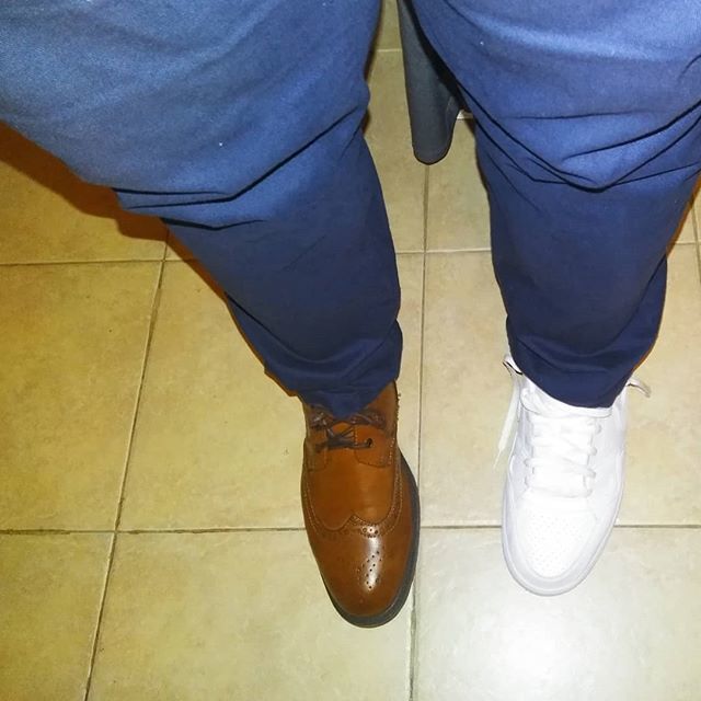 associatedFRESH's tweet photo. The most important decision a man can make in the morning. This shapes the outcome of how the day turns out. #sneakerhead #brogues #bootgod #brown #allwhite #iloveit #instakicks https://t.co/ojBPxEwYGC