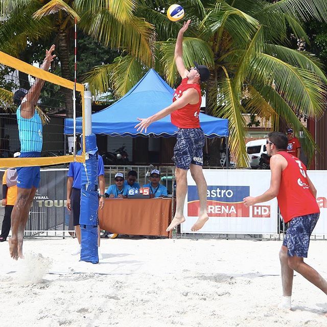 CamWheelan's tweet photo. Finished with a 5th in Langkawi 🇲🇾. Manila 🇵🇭 qualification tournament starts tomorrow. Going to be a hot one here 😎. @volleyballcanada #fivb #beachvolleyball https://t.co/OD1X3nBn8a https://t.co/1gkQPiQHsK