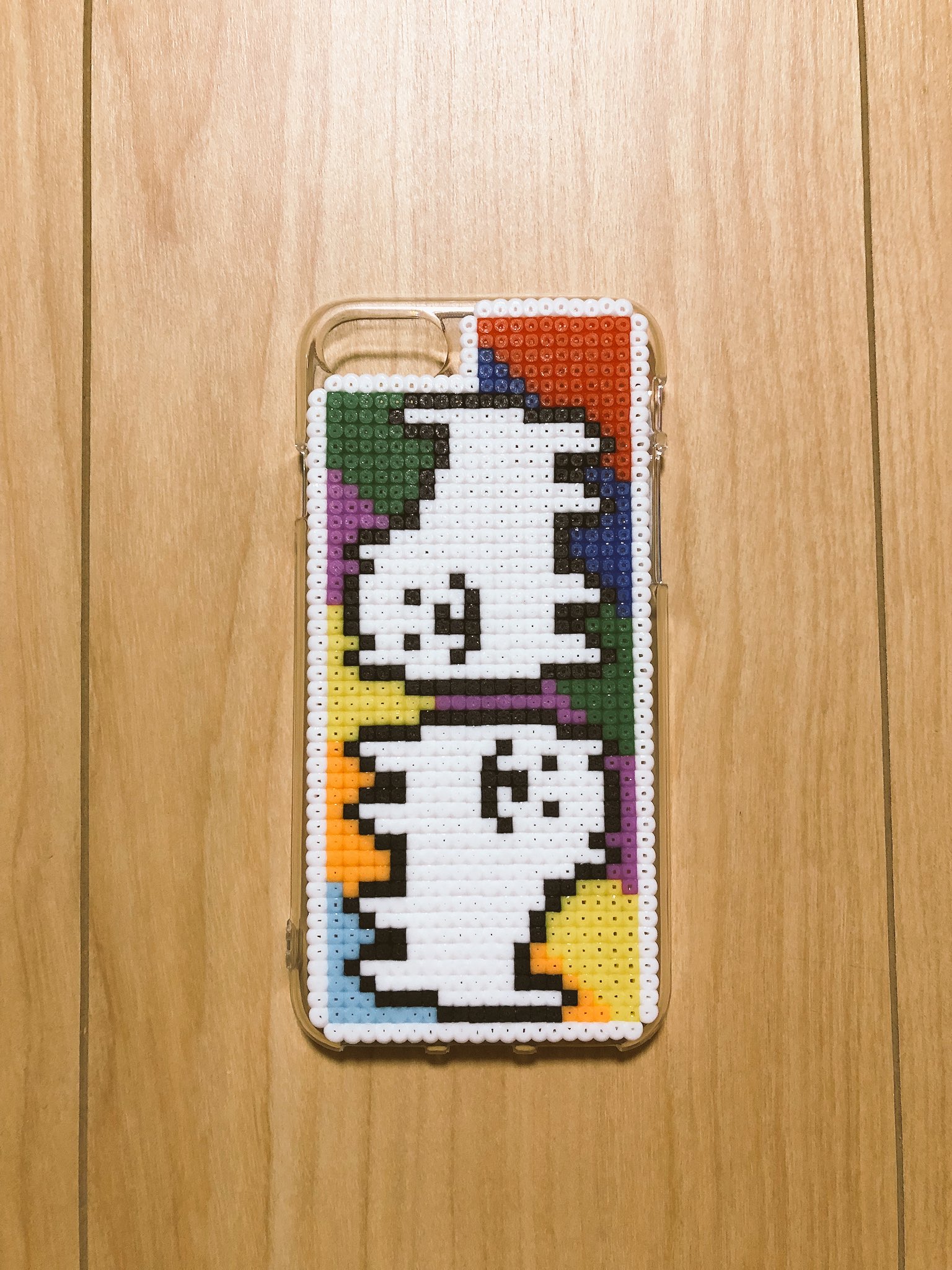 モコイ En Twitter アイロンビーズのリハビリとしてiphone8用アレンジスマホカバーを作ってみました Undertale の犬はかわいいんです 背景の色はソウルのイメージカラー 装着した写真も撮りたかったけどカメラにも被らずぴったりでした アイロンビーズ