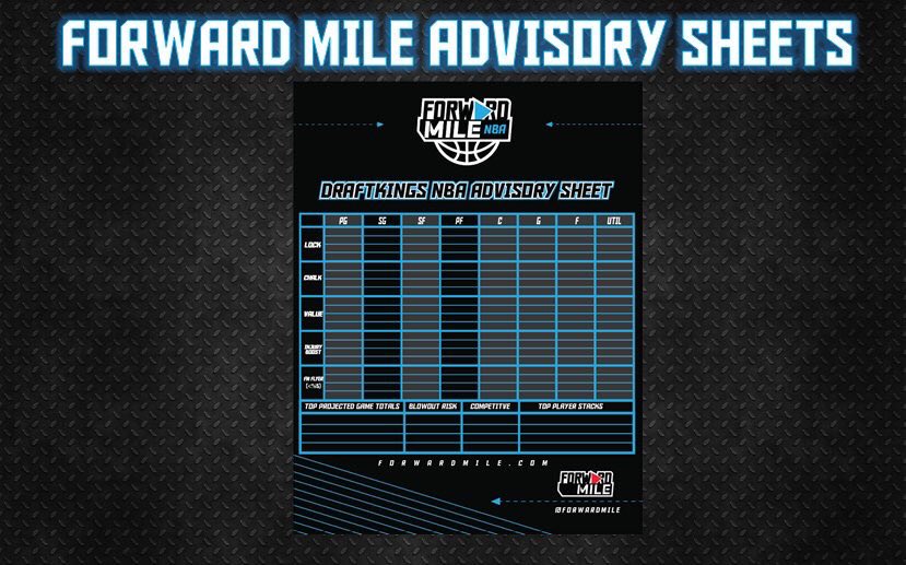 ForwardMile's tweet photo. 🚨Get the all-new @ForwardMile #KeyThree 

🔥Advice Article 
🔥FM Advisory Sheet
🔥FM 5 

Plus one-on-one advice from an analyst that is an expert with the platform of your choosing! 

All for only $4.00! https://t.co/TWRnLexZMi