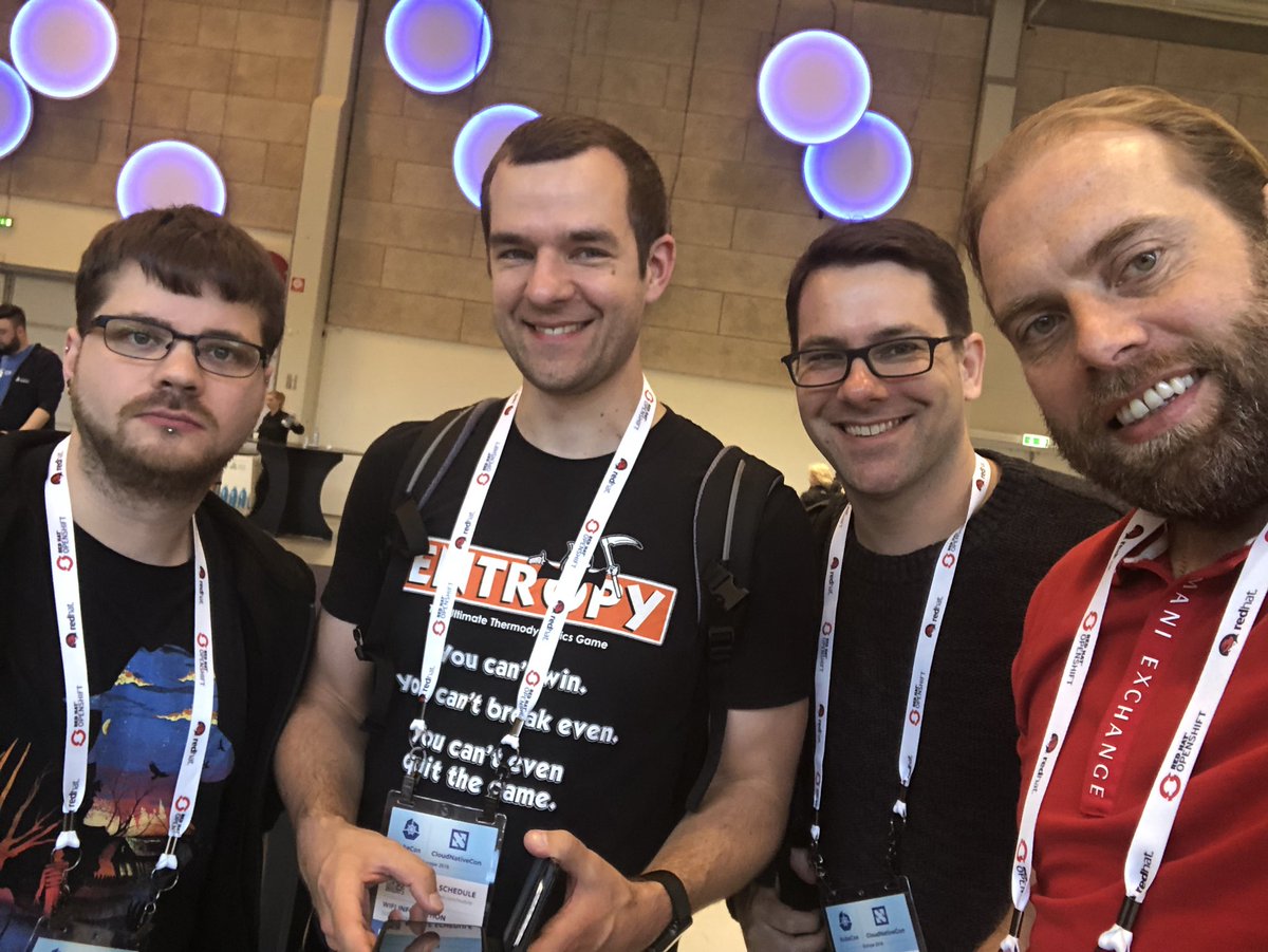 dreamit_de's tweet photo. We @dreamit_de enjoy 😉 the #nocode #noevent #noconf in #Copenhagen @CloudNativeFdn #KubeCon https://t.co/TR66hzteg4