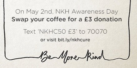 frankturner's tweet photo. #BeMoreKind: today is NKH Awareness Day - make a £3 donation by texting ‘NKHC50 £5’ to 70070. Supporting kids with NKH like #teamMikaere https://t.co/lol2ilDcQr