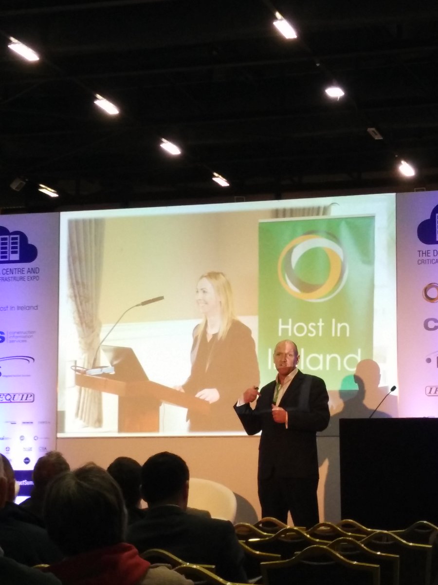 ConstructSummit's tweet photo. Garry Connolly president of @hostinireland speaking on the importance of GDPR here on the #datacentre18 stage #Rebuild18 #constructireland https://t.co/DFksSg2pvp