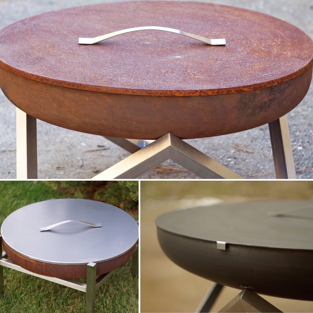 Our fire pit lids are available in 2 types: stainless steel and rusting steel. Add one to your order today.
🔥arpestudio.co.uk🔥
#firepit #firepitlid #firepitcover #gardenersgift #giftforgardener #glampingfire #giftforchef #weddinggift #weddingfire #outdoorwedding