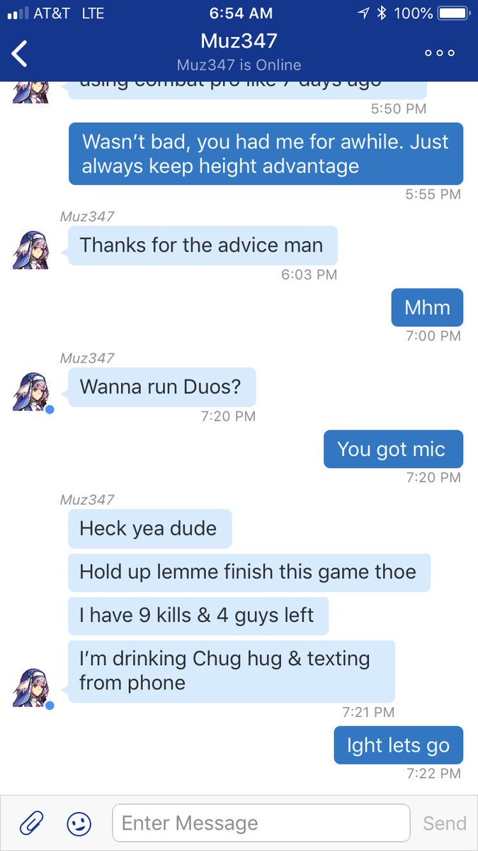 ManniHandi's tweet photo. Love the fornite community. After this we won a game https://t.co/SuYp0cA3pz