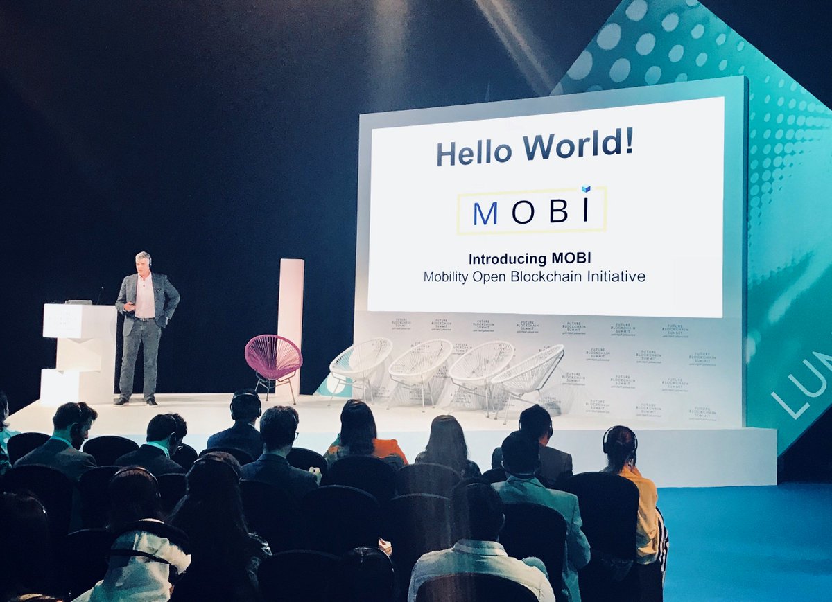 dltMOBI's tweet image. Chris Ballinger introducing MOBI to the world at the futureblockchainsummit.com