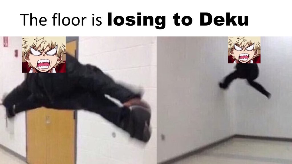 Bakugo just don’t want to lose to deku
....

....

#bokunoheroacademia #mha #bnha #myheroacademia #meme #animememe #anime #theflooris #FunniestTweets