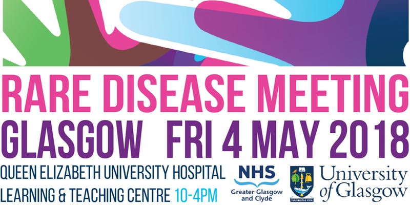 Based in Glasgow and available on 4 May? Why not register to attend the Rare Disease Meeting 2018 in Glasgow where @GeneticAll_UK will have a table. Find out more here: ow.ly/l9Zd30jMYEZ