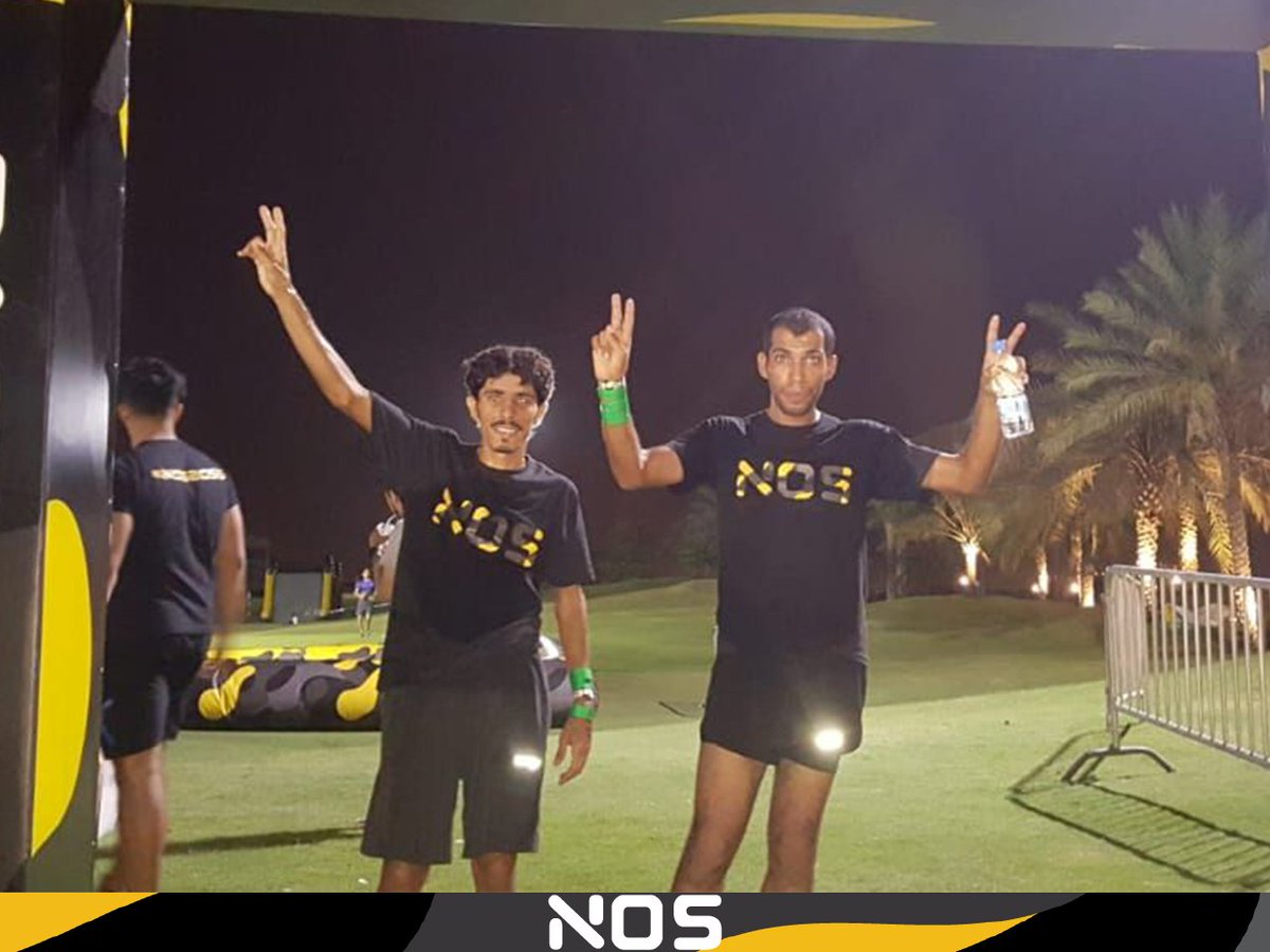 nos_challenge's tweet photo. Congratulations to the NOS Challenge Endurance Race winners!  Saleh (1st), Khalil (2nd), Daniel (3rd) and Gerd (1st woman).  You each put in an incredible effort on Friday!  We hope you have recovered and will be ready to race again soon! #nosboss https://t.co/LfkTBxm5FS