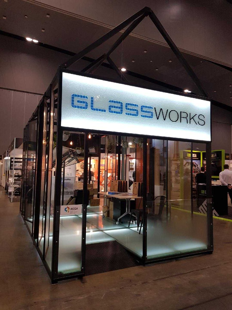 Glassworks_Aust's tweet photo. #designbuildexpo2018 off to a good start. We're at stand C28 showcasing our range of Performance and Decorative glass. #loweglass #decorativepanels #interiordesignproducts https://t.co/fqUtMvaeNi
