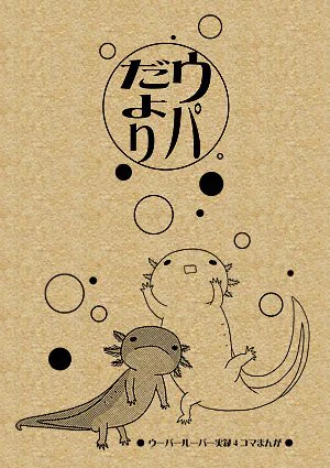 でもって5日のコミティアでは、『ウパだより』同人誌とアクキー出ます。本の方は、今まで公開した分+描き下ろし追加してますよ～。#コミティア #ウーパールーパー #ウパだより 