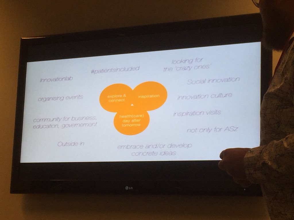 sbteez's tweet photo. Future proofing using “ideasz”. Looking for “the crazy ones” with innovative ideas. At the heart of Albert Schweitzer Hospital #EDASZ #Quality2018 @SQSFellowship https://t.co/ua26nLldah