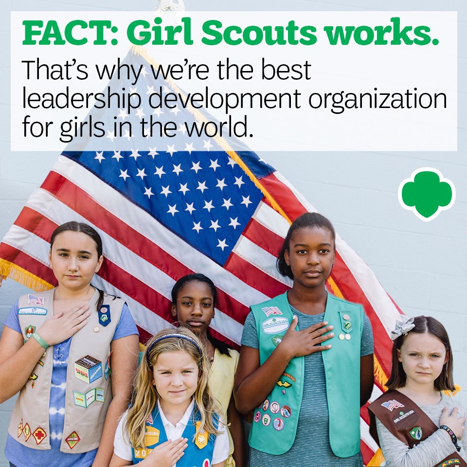 girlscouts's tweet image. Girl-led. Girl-tested. Girl-approved since 1912. bddy.me/2w4B0B4