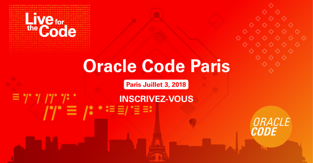 ThomasAzpitarte's tweet photo. Les call for papers Code Paris sont ouverts. Proposez un sujet. Oracle Code est un événement gratuit qui permet aux développeurs de découvrir les dernières technologies, pratiques et tendances du marché. #developpeurs #devops #ocraclecode https://t.co/bNCPkhcMAk https://t.co/pzGneuJx8z