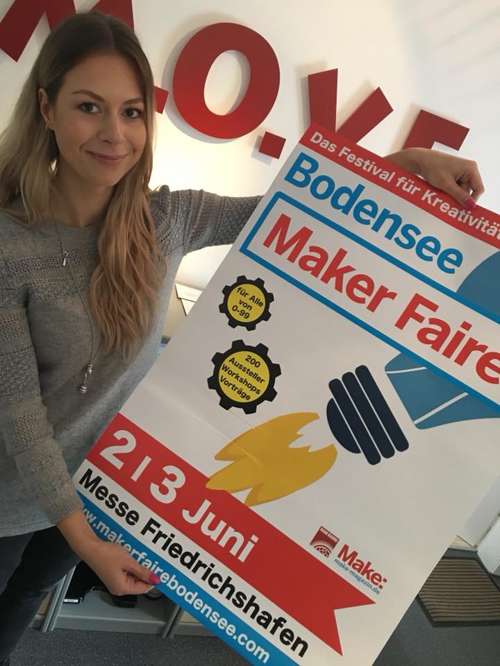 MakerFaireSee's tweet photo. Heute sind die Plakate gekommen! Schaut gut aus 😀
#makerfaire #Bodensee #Plakat #doityorself #doittogether #crafting #handarbeit #elektronik #robotik #arduino #raspberrypi #3ddruck #fablab #makerspace #hackerspace #coding #cosplay #steampunk #upcycling #recycling #food https://t.co/CLfQoUCkAj