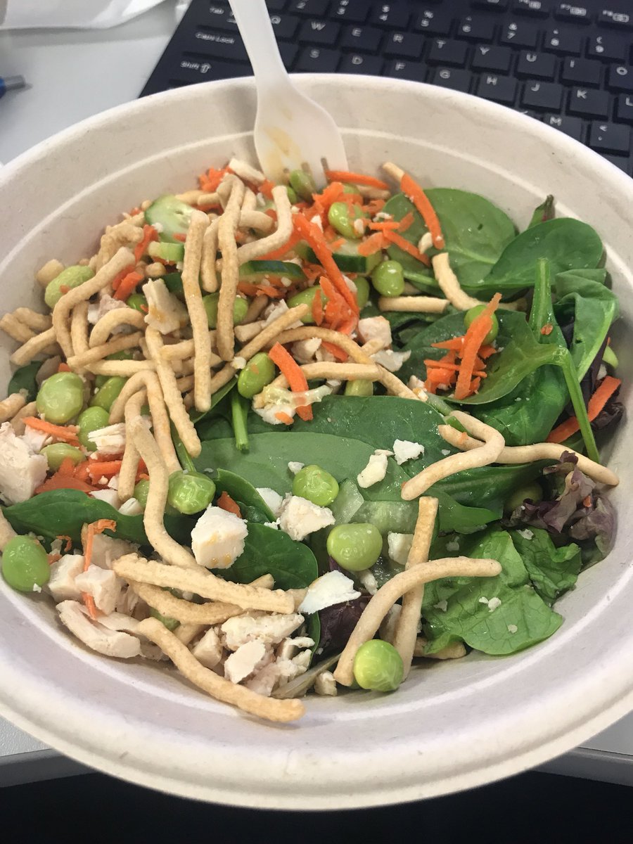 When you’re hungry and can’t wait to eat your lunch — you eat it at 7am! Thanks for the salad <a href="/ieatgrassroots/">Grassroots Salad Co.</a> !