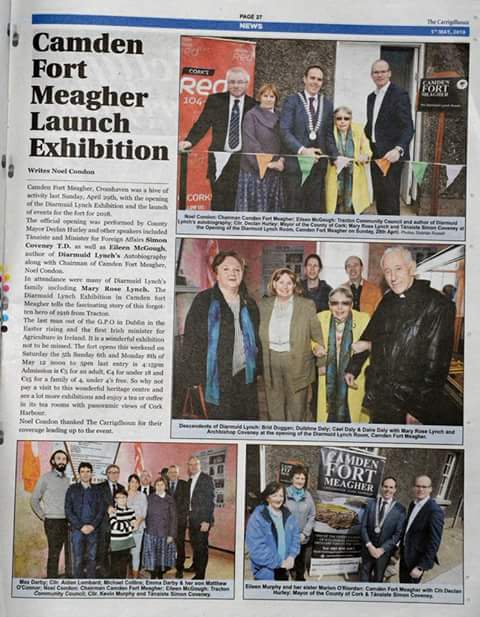 Siobhán Russell Photographer (@siobhansrussell) on Twitter photo Camden Fort Meagher: Launch of Diarmuid Lynch Exhibition in The Carrigdhoun Newspaper <a href="/Carrigdhounnews/">Carrigdhoun Newpaper</a> @CamdenFtMeagher <a href="/simoncoveney/">Simon Coveney</a> @Corksouthnews @PhotosCork <a href="/rnlicrosshaven/">Crosshaven RNLI</a> <a href="/irishhistory/">Irish History Podcast (Fin)</a> <a href="/CorkHarbrHeritg/">CorkHarbourHeritage</a> <a href="/corkharbour/">Cork Harbour</a> <a href="/CorkHarbrDfnces/">The Defences of Cork Harbour</a> <a href="/CentraIRL/">Centra Ireland</a> <a href="/IrishRepubIic/">Easter Rising 1916</a> <a href="/Corkcoco/">Cork County Council</a> Camden Fort Meagher: Launch of Diarmuid Lynch Exhibition in The Carrigdhoun Newspaper <a href="/Carrigdhounnews/">Carrigdhoun Newpaper</a> @CamdenFtMeagher <a href="/simoncoveney/">Simon Coveney</a> @Corksouthnews @PhotosCork <a href="/rnlicrosshaven/">Crosshaven RNLI</a> <a href="/irishhistory/">Irish History Podcast (Fin)</a> <a href="/CorkHarbrHeritg/">CorkHarbourHeritage</a> <a href="/corkharbour/">Cork Harbour</a> <a href="/CorkHarbrDfnces/">The Defences of Cork Harbour</a> <a href="/CentraIRL/">Centra Ireland</a> <a href="/IrishRepubIic/">Easter Rising 1916</a> <a href="/Corkcoco/">Cork County Council</a>