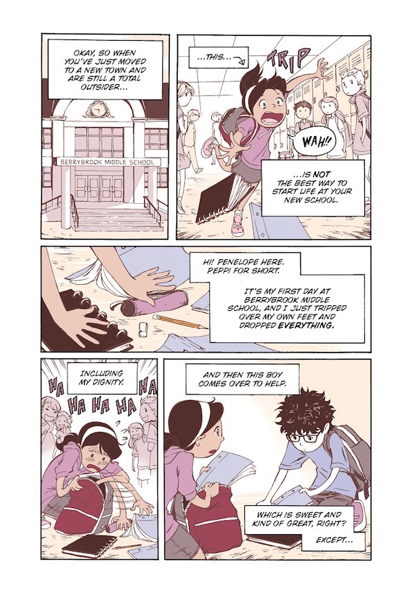 WilliamwoodLib's tweet photo. My lunchtime read today was Awkward by @svetlania a heartwarming graphic novel about school, friendships and what really matters. #youwilloveit #trustme https://t.co/cVPMGiWfuB
