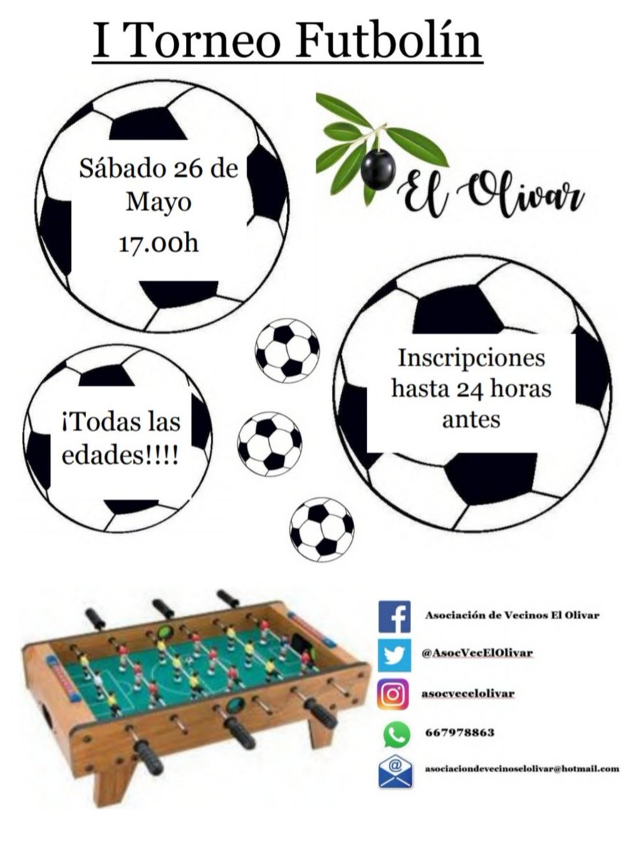 Ni Champions, ni Copa del Rey, ni Europa League... el verdadero Torneo se juega en el Olivar... Apuntate y se un Ganador!!