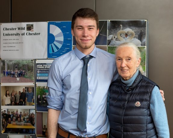 uochester's tweet photo. .@UoCWildSociety has been recognised for its positive contributions to the environment by @JaneGoodallUK https://t.co/FfcokakqAK https://t.co/fUtGq8s386