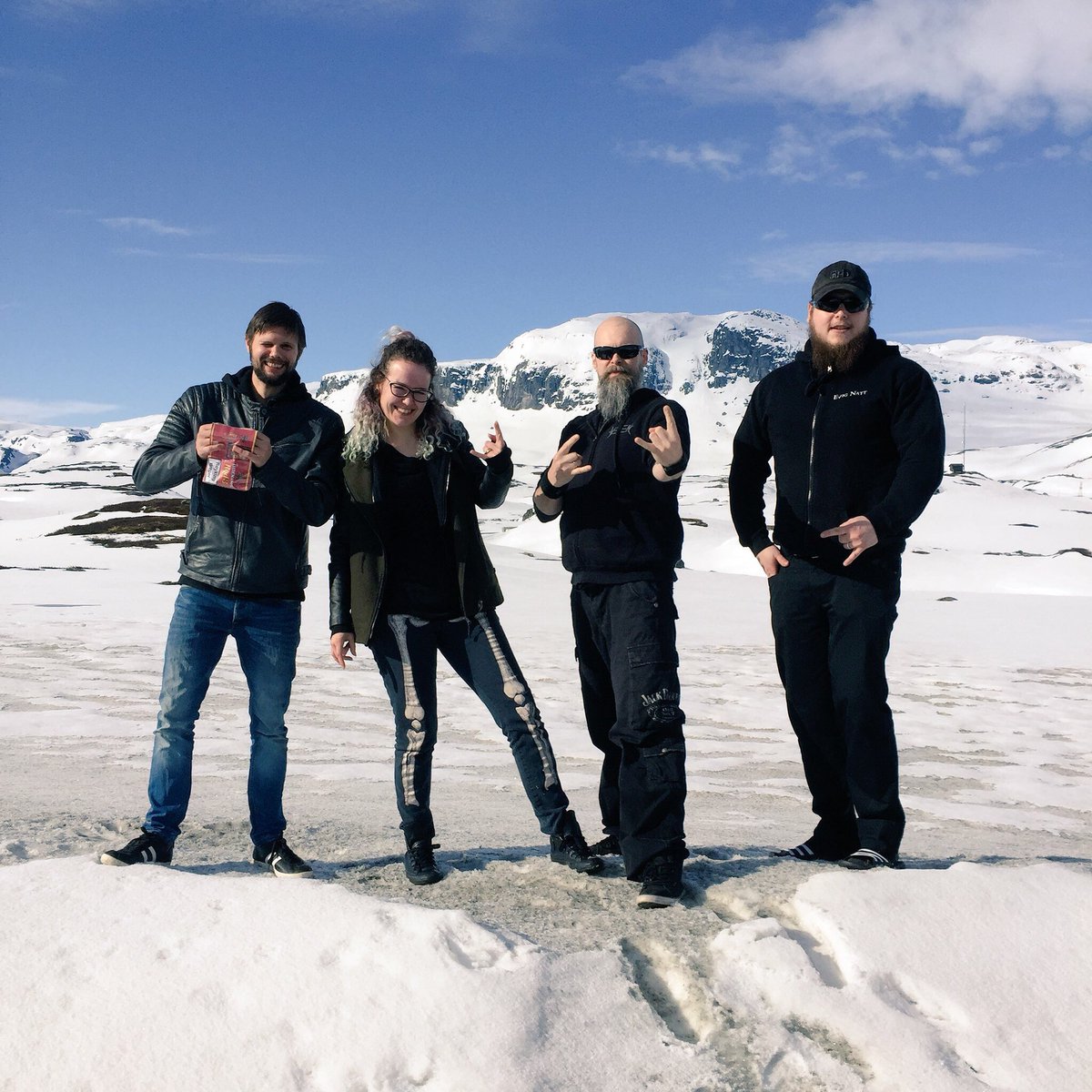 Evignatt_Official (@evignatt_o) on Twitter photo Rocking the Norwegian mountains on our way to #martilametalfest2018 <a href="/MartilaRocks/">Nils Ivar Martila</a> <a href="/KarmoyGeddon/">KarmøyGeddon</a> #evignattband #evignatt #womeninmetal Rocking the Norwegian mountains on our way to #martilametalfest2018 <a href="/MartilaRocks/">Nils Ivar Martila</a> <a href="/KarmoyGeddon/">KarmøyGeddon</a> #evignattband #evignatt #womeninmetal