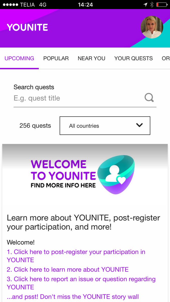 NordquistHilma's tweet photo. Colleagues @TeliaCompany! Digital impact made easy - check new #TeliaYOUNITE quests easily on your phone by visiting https://t.co/aSgbGyeXKa and press Save to Homescreen. #Care #Bringingtheworldcloser #Impactsimplified #SupportSDGs https://t.co/pGtSB670gq