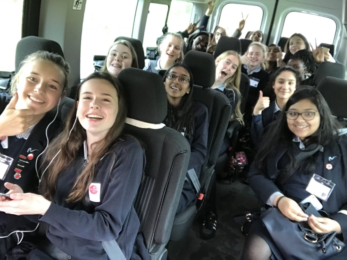 NHSChemSTEM's tweet photo. All STEMmed out! And on the way home @NorthamptonHigh @InspFemales big thanks to @NorwichHigh weβve had a ball #GDSTspirit https://t.co/xqxQ566Zwe