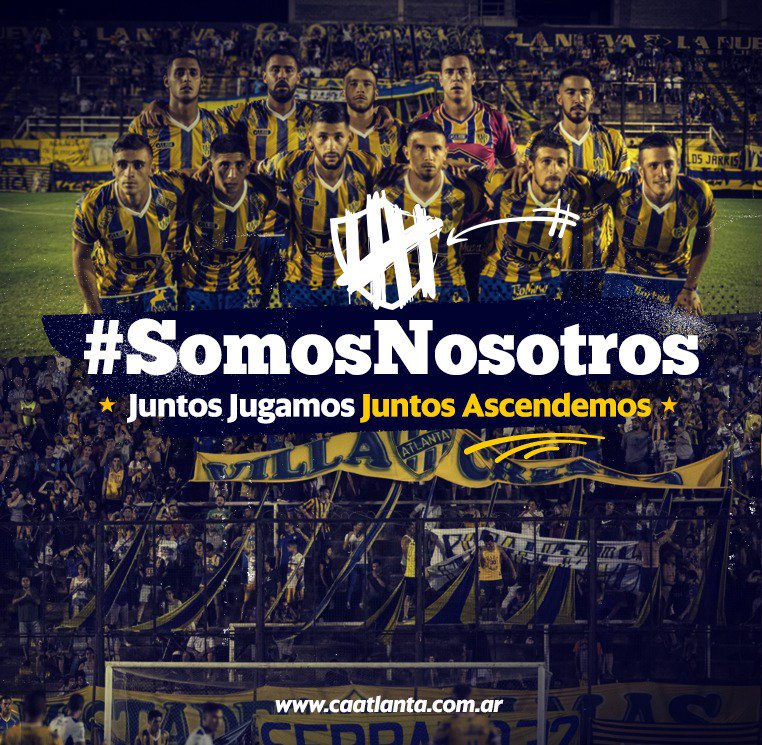 ⚽ | #Futbol #Atlanta
¡Somos nosotros y vamos por todo!
Este sábado comienza el sueño del #ascenso...
#VamosBohemio 💛💙