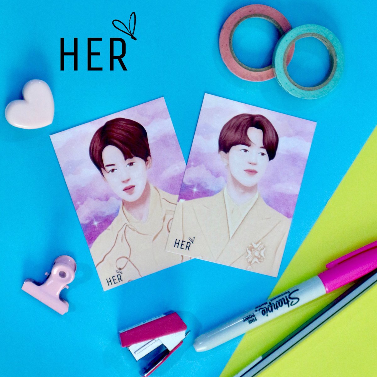 her_collections's tweet photo. HER ~ JIMIN COLLECTION 💕

✨ 200 php ✨

🍑 3pcs 4R Bubble Head Photocards
🍑 5pcs Transition Photocards
🍑 1set Jimin Planner Stickers (25pcs)
🍑 FREE 2pcs Fanart Photocards

SF: MM50/Prov130

#HERfinstudio #HERupdate #JIMIN #BTSJIMIN #BTS #BTSARMY #BTSPH #PHARMY https://t.co/rzv4XtLn1j