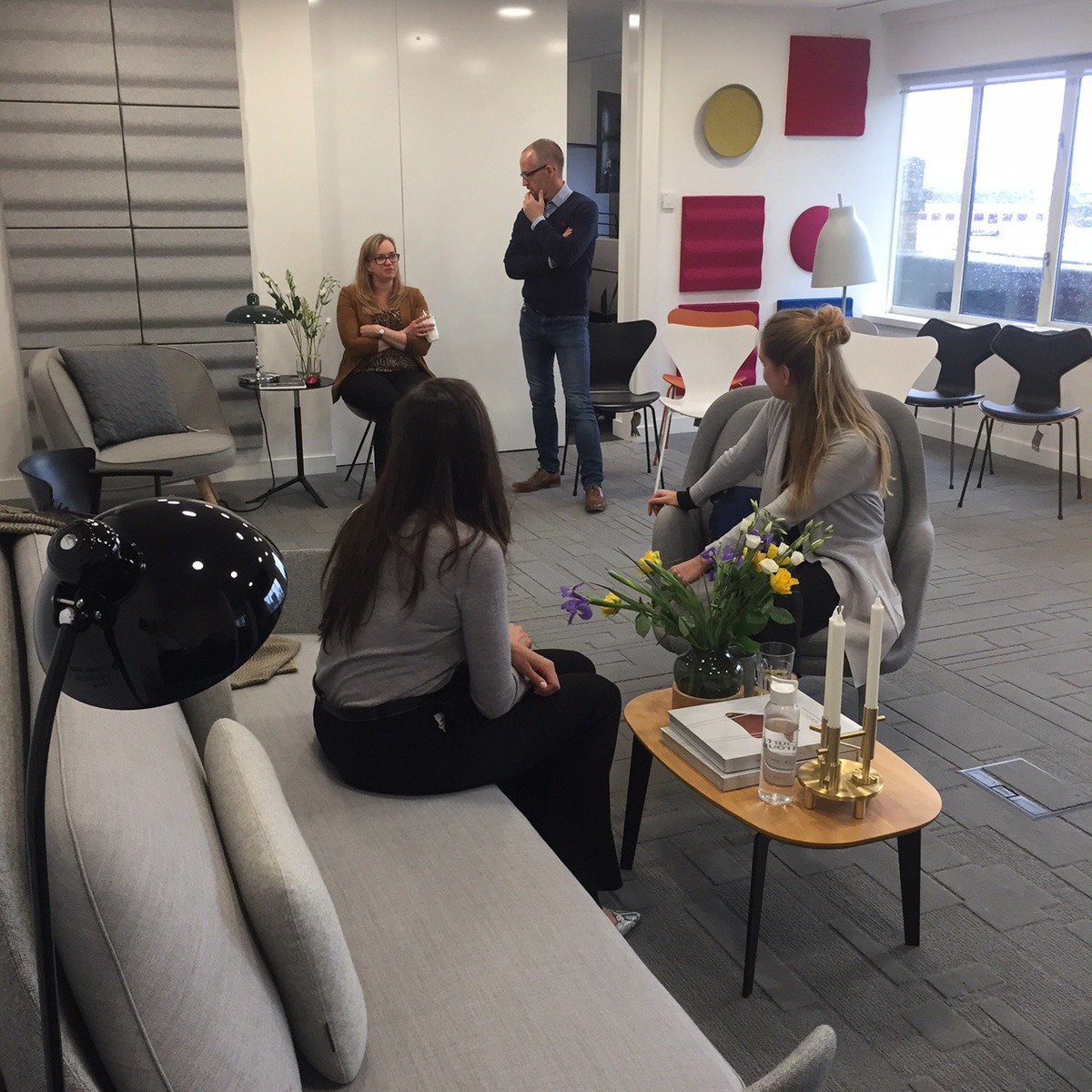 SketchStudiosUK's tweet photo. Fritz Hansen warm-up for our exclusive Milan after party pop-up. Can't wait to experience all the new and existing design collaborations that were showcased in Milan with our clients tonight! https://t.co/A3fmoDgNp5