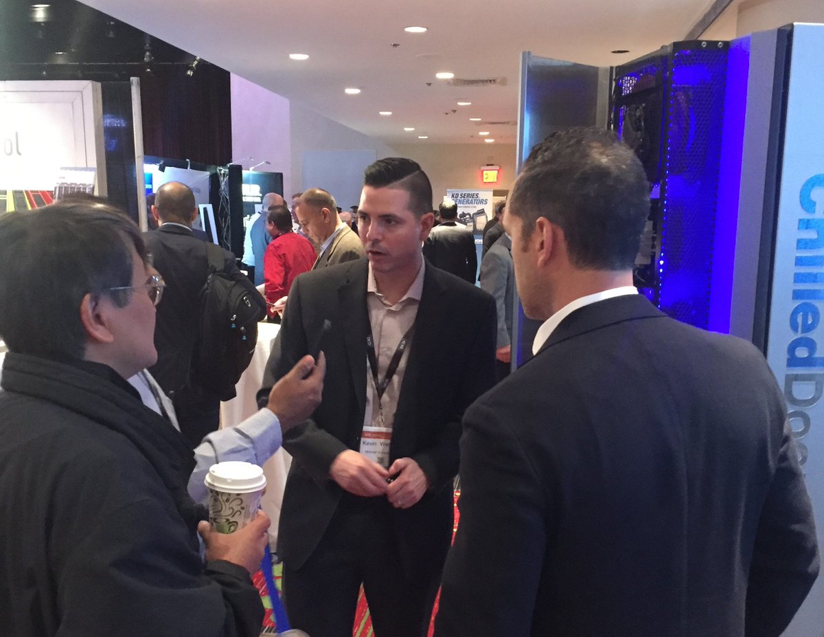 ChilledDoor's tweet photo. We had lots of activity last night at Booth 105. We're looking forward to today. Be sure to stop by! #DCDenterprise https://t.co/FdRNAMDXIx