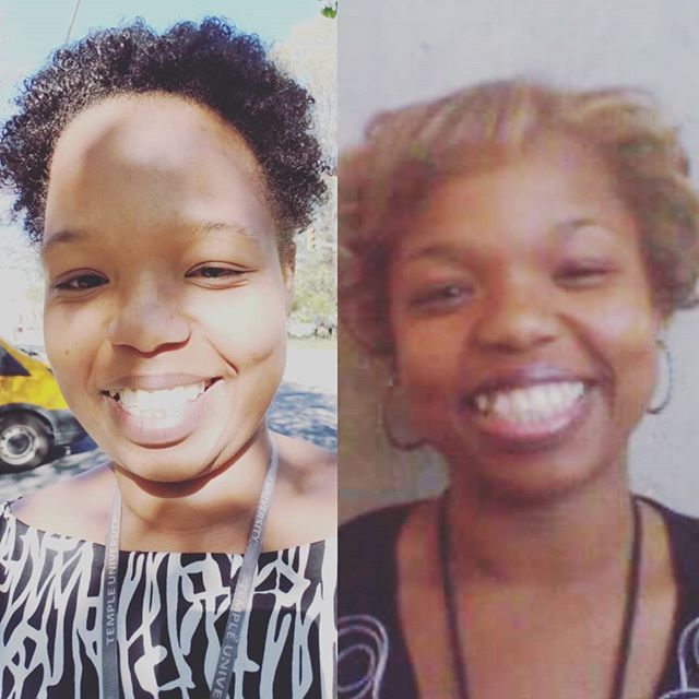 GoldenLadyP's tweet photo. Different Hair/Same Smile 😁 2018 vs. 2011 I'm my own #wcw https://t.co/EsiXCL474h https://t.co/gG2d5zE8rX